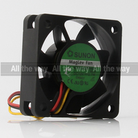 SUNON 24V 48V DC12V 0,7 W EC AC 50x50x15MM 5015 5cm Levitación magnética Escape de flujo axial ultrasilencioso KDE1205PHV3(MS) Ventilador de refrigeración