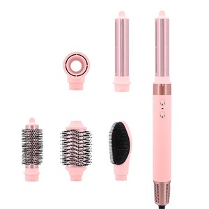 Professionnel une étape cheveux Styler haute vitesse <span class=keywords><strong>brosse</strong></span> à Air chaud Style sèche-cheveux peigne 6 en 1 sèche-cheveux <span class=keywords><strong>brosse</strong></span> - Product Image 1