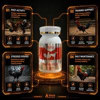 Suplemento Natural para el Bienestar de las Órganos, Apoyo a la Vitalidad de Aves de Combate de Élite, Resistencia Profesional y Recuperación Muscular para el Rendimiento en Carreras