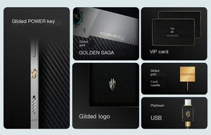 Redmagic Red Magic 10 <span class=keywords><strong>Pro</strong></span> Plus 5G 24GB+1T Edizione Gold Collection, Telefono da Gaming con Frequenza di Aggiornamento 144Hz, Octa Core Snapdragon 800 - Product Image 2