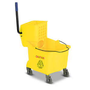 36 litre sarı paspas kova kalınlaşmış su kamyonu sıkmak kova yıkama zemin paspası wringer otel ev temizlik aracı araba - Product Image 2