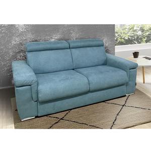 Sofá Cama IRIS, 220 cm, en Tela Color Aguamarina con Malla Electro-Soldada - Product Image 1