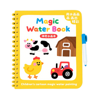 Sets Spielzeug Wieder verwendbare Färbung Sensory Early Education Kinder Geburtstags geschenk Magic Water Drawing Book
