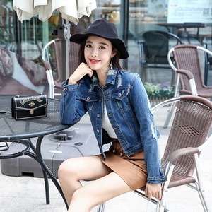 Customized <strong>Ladies</strong> <strong>Jacket</strong> Newest <strong>Design</strong> Oem <strong>Denim</strong> <strong>Jacket</strong> for Women