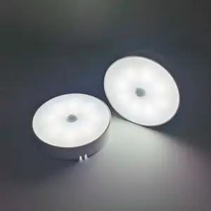 Cordless Pir Motion Sensor Lamp Indoor Wall Light Automatic Detector Lamp Wireless Sensor LED Night Light