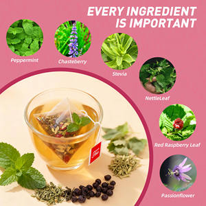 Thé aux herbes aromatisé pour la fertilité des femmes, biologique et naturel, avec équilibre hormonal et <span class=keywords><strong>cycle</strong></span> <span class=keywords><strong>menstruel</strong></span> sain, en sachets pour la santé - Product Image 4