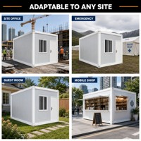 Maison conteneur modulaire préfabriquée à installation rapide et moderne pour bureau de projet, salle de réunion, librairie mobile, boutique