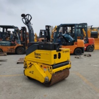 Compacteur routier d'occasion BOMAG BW75H à double tambour, fabriqué en Allemagne, pour la construction, compacteur d'asphalte compact et élégant à double tambour