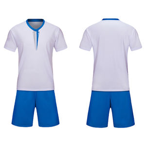 Оптовые комплекты футбольной формы унисекс с коротким рукавом, индивидуальные футбольные майки - Product Image 4