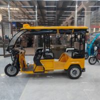 2025 Mini Bus électrique de haute qualité Tuk Tuk pour adultes Tricycles de passagers de type corps ouvert