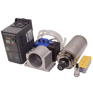 แกนหมุนระบายความร้อนด้วยน้ำ GDZ-100-3.2 ER20 24000 รอบต่อนาที 220V กำลัง 3.2 กิโลวัตต์ สำหรับเครื่องเราเตอร์ GDZ-100-3.2 ER20 24000 รอบต่อนาที 220V ระบายความร้อนด้วยน้ำ - Product Image 1