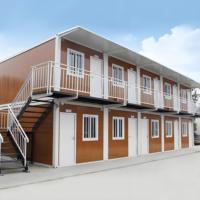 Maison préfabriquée en conteneur contemporaine de 20 pieds, mobile, détachable, portable, personnalisable, étanche, ignifuge, durable, pour usage scolaire