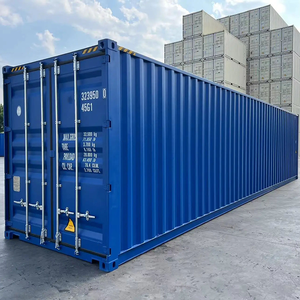 ตู้คอนเทนเนอร์ขนส่งสินค้าแห้งขนาด 40HC ผลิตจากเหล็กคอร์เทน ความจุ 76.4 ลูกบาศก์เมตร มาตรฐานใหม่ 40HC  บริการขนส่งทางทะเลจากชิงเต่า ประเทศจีน - Product Image 3
