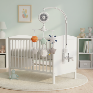 Mobile per Culla in Plastica Konig Kids con Carillon a Batteria, Giocattolo per Bambini da 0-24 Mesi - Product Image 1