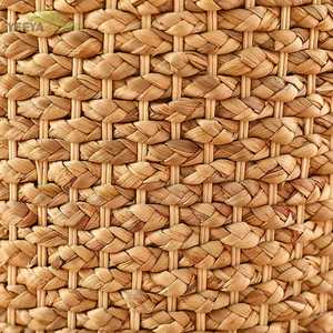 Pouf ottoman rond en jacinthe d'eau tressé à la main, coussin <span class=keywords><strong>de</strong></span> sol en rotin naturel, tabouret <span class=keywords><strong>de</strong></span> méditation et <span class=keywords><strong>de</strong></span> <span class=keywords><strong>yoga</strong></span>, décoration bohème pour la maison - Product Image 3