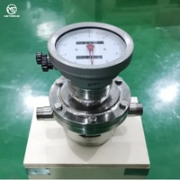 Digital Pointer/LCD Display Oval Gear Flow Meter for Oil Liquids Measurement Pressure 1.6/2.5/4.0/6.3MPa Temperature -20~+200