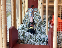Parque de Diversiones Infantil Interior con Diseño Personalizado Directo de Fábrica, Proyecto Casa de Nieve Interactiva con Fútbol y Baloncesto