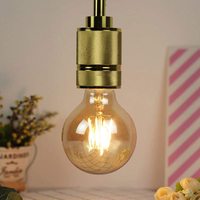 Fabrika çıkış E27 Retro LED Filament ampul 4W 6W 8W sıcak beyaz 220V G125 Vintage edison lamba