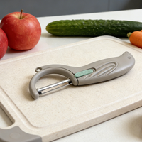 Groothandel Chef Star Handmatige RVS Rotatie Schilmesel Multifunctioneel Handzaam Gemakkelijk Reinigbaar Fruit Groente Appel Aardappel Wortel