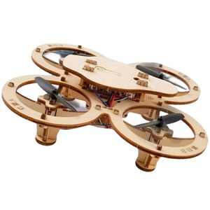 Kit Educativo STEM per Assemblaggio Drone in Legno Fai-da-Te, Giocattoli per Esperimenti Scientifici e <span class=keywords><strong>Progetti</strong></span> di Fisica Scolastica - Product Image 1