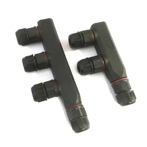 Conector chino tipo F L16, tira de luces led, resistente al agua, conector circular de 2 y 3 pines