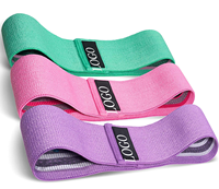 Bandes de Résistance en Tissu Polyester à Prix Usine – Bandes de Yoga Personnalisées pour Hanches et Fessiers, Idéales pour l'Entraînement à Domicile et la Salle de Sport