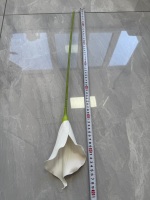 CM-DC067 Fleur Artificielle de Haute Qualité Calla Blanche Éternelle pour Décoration Maison Mariage