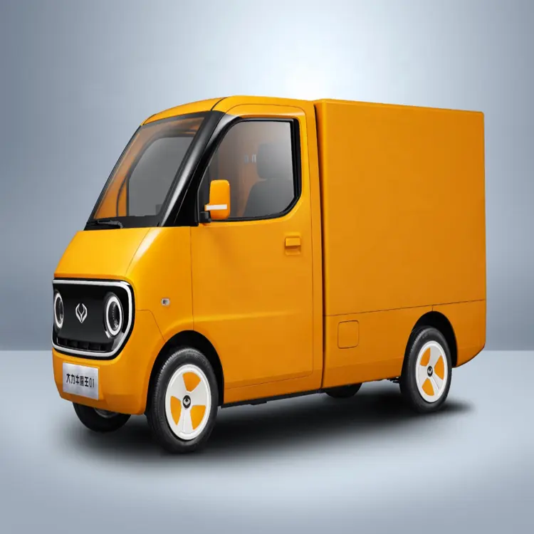 새로운 자동 Ev 미니 카고 트럭 판매 왼손 드라이브 전기 트럭 120km 순수 배터리 범위 Ev 트럭
