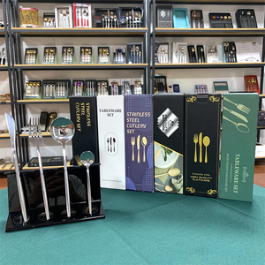 Bồ Đào Nha dao kéo bạc vàng mỏng <span class=keywords><strong>Flatware</strong></span> <span class=keywords><strong>Set</strong></span> gương đánh bóng dao muỗng nĩa cho Đảng đám cưới - Product Image 6