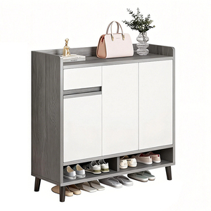 Scarpiera/Portascarpe in Legno Semplice e Moderno, Durevole, Grande Capacità, Soluzione di Stoccaggio Economica per la Casa, <span class=keywords><strong>Salvaspazio</strong></span>, Regolabile - Product Image 5