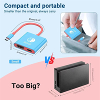 NEEXXT B21S pour Switch Dock 4K HDTV USB 3.0 Hub Adaptateur USB C Station d'accueil portable pour ordinateurs portables Nintendo PC iPad