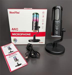 <span class=keywords><strong>Microphone</strong></span> USB professionnel filaire de type C M03 pour <span class=keywords><strong>gamer</strong></span>, streaming en direct, ordinateur de bureau, téléphone portable, enregistrement de podcast - Product Image 3