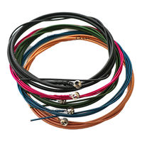 Colorful Bass Guitar Strings 4 String Set Rainbow Electric Bass Strings Coated Anti-rust Long Life Wholesale