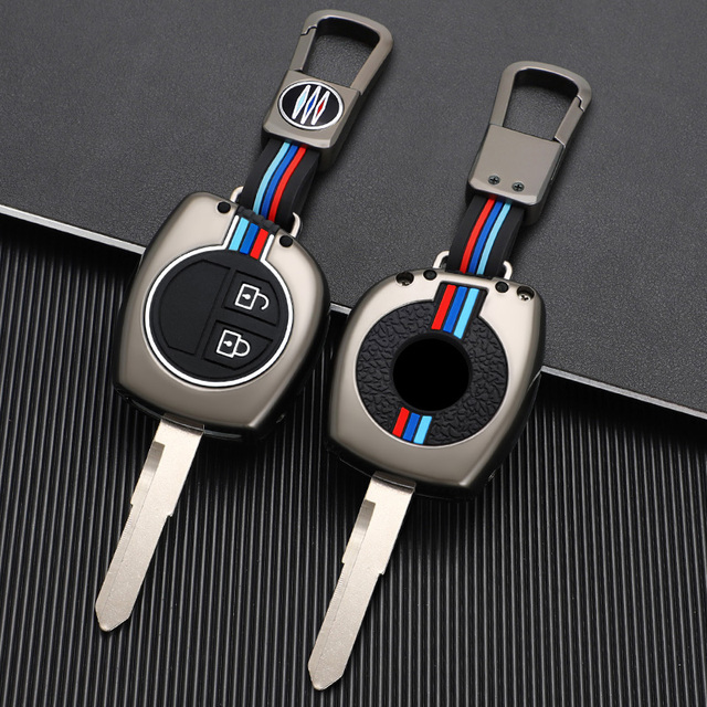 Zinc Alloy Car Key Fob Cover Remote Control Auto Key Shell Fob Holder Fit for Suzuki