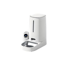 Distributeur automatique intelligent pour animaux de compagnie NAPILO avec caméra HD 2MP inclinable et orientable, surveillance en temps réel via application