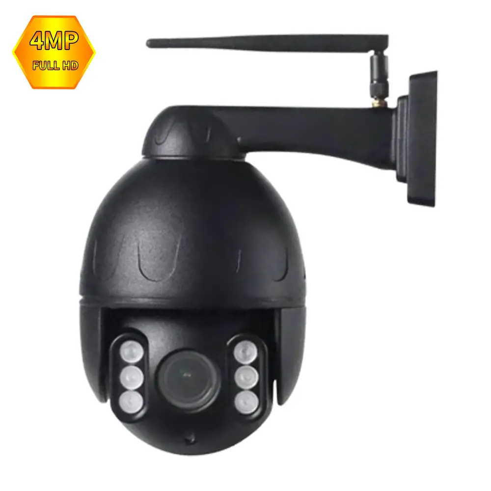 Açık su geçirmez IP66 PTZ kablosuz Wifi CCTV IP kamera 4MP 2K akıllı ev sistemi otomatik izleme P2P kamera
