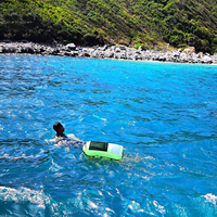 Sac gonflable en pvc pour activités nautiques, imperméable, personnalisé, pour kayak, surf, bouée, sec