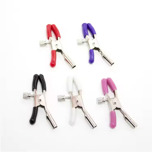 Pince à tétons en métal BDSM, jouet pour adultes, en acier inoxydable durable, réglable, accessoires érotiques pour couples, jeux intimes - Product Image 3