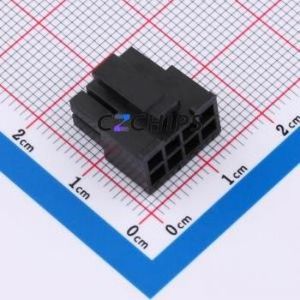 43025-8Y Housing (Wire-to-Board / Wire-to-Wire) P=3mm Connector ( Jack Structure: 2x4P )( Pitch: 3mm )( Row Spacing: 3mm ) - Product Image 1
