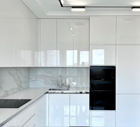 Meubles de cuisine modulaires polyvalents Prima – Offre exceptionnelle – Évier en marbre écologique adapté aux seniors avec robinet – Garantie 5 ans