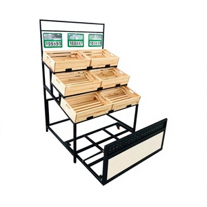 Présentoir d'épicerie ADONG A42 pour fruits et légumes | Système de support de marché | Build OEM au Vietnam - Product Image 1