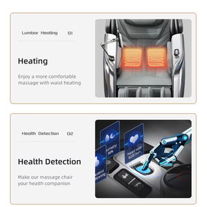 GUOHENG Neues Design Sofa Massagesessel 4D Luxus Zero-Gravity Massagesessel für den Großhandel Ganzkörpermassage - Product Image 4