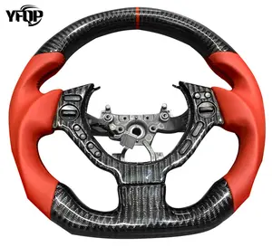 For Nissan GTR Steering Wheel R35 R34 Carbon Fiber Led Alcantara Steering Wheel