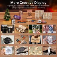 Vente chaude DAJA DJ6 Pro 10W Bureau Mini Haute Précision Bois Machines De Découpe Laser Entièrement Fermé Acrylique DIY Laser Cutter