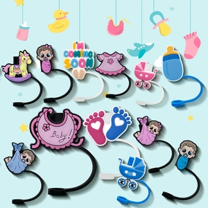 Decoraciones Divertidas para Pajitas con <span class=keywords><strong>Frases</strong></span> y Corazones para Pajitas Reutilizables, Accesorios Lindos y Divertidos con Palabras para Cubrir Pajitas - Product Image 2