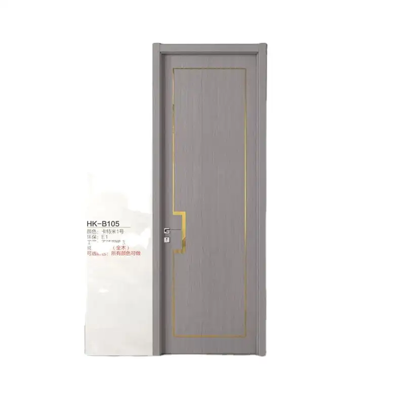 2022 अनुकूलित दरवाजे नवीनतम कमरे आधुनिक डिजाइन सजावट Melamine इंटीरियर लकड़ी के दरवाजे