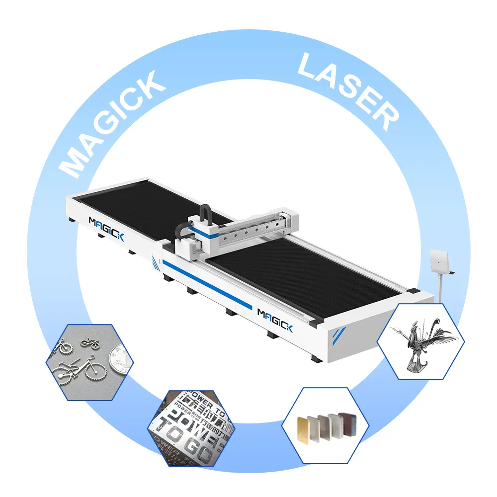Macchina da taglio cnc laser ad alta potenza fibra con certificazione CE per il taglio di varie piastre sottili 1000w 3000w 6000w