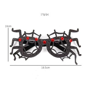 Halloween Horreur Cosplay Décorations De Fête Nouveauté Lunettes Citrouille Araignée Fantôme Chauve-Souris Boucles D'oreilles pour Enfants <span class=keywords><strong>et</strong></span> Adultes - Product Image 6