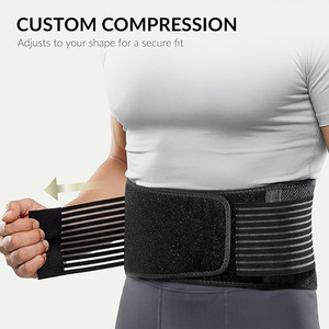 Custom <b>Back</b> Brace <b>Support</b> Belt Waist Posture Corrector Dual Adjustable Lumber <b>support</b> For Lower Pain Lightweight <b>Back</b> Brace - Product Image 3