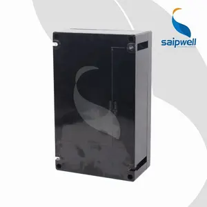 SAIPWELL High Quality Anti-explosion IP66 Waterproof EX-Proof Black Fiberglass SMC Enclosure Telecom Junction Box